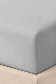 Plachta s gumičkou JERSEY sivá Rozmer: 80x160x15 cm