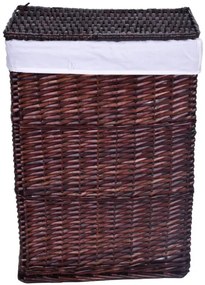 Kôš na bielizeň 114 l prútený hnedý