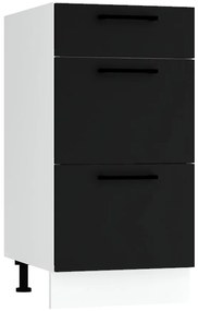 Kuchynská skrinka Max D40s/3 čierna