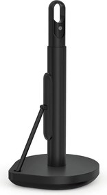 Matne čierny oceľový držiak na kuchynské utierky – simplehuman