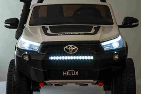 RAMIZ Elektrické autíčko - Toyota Hillux - nelakované - biele  motor- 4 x 45W, - batéria 2 x 12V/7Ah - 2023