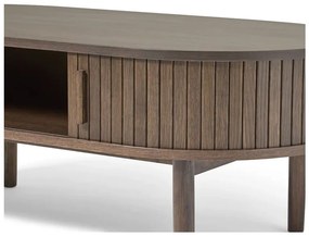 Dizajnový konferenčný stolík Palomino 120 cm tmavohnedý dub