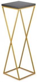 Stojan na kvety LOFT 70x24 cm zlatá/čierna