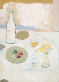 Plagát 30x40 cm Fleurs Jaunes – Max Ososki – The Poster Club