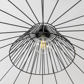 Brilagi - LED luster na lanku CERIA WIRE 1xE27/40W/230V priemer 80 cm čierna