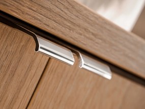 Závěsná skříňka pod umyvadlo Nova Oak s deskou 100 cm černá/dub evoke