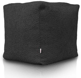 Taburetka Boucle čierna