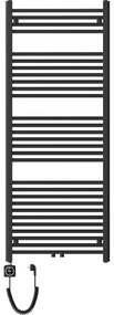 Mexen Mars, elektrické vykurovacie teleso 1500 x 600 mm, 900 W, čierna, W110-1500-600-6900-70