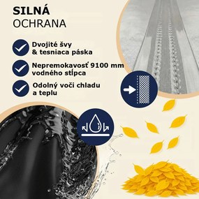Ochranná plachta na pivný set BEER COVER, 180x90x74cm, antracitová Kingsleeve