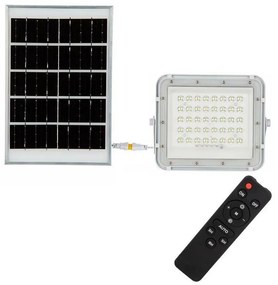 V-Tac LED Vonkajší solárny reflektor LED/6W/3,2V IP65 4000K biela + DO VT1362