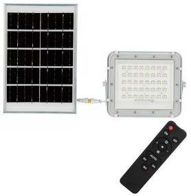 LED Vonkajší solárny reflektor LED/6W/3,2V IP65 4000K biela + DO