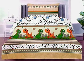 Obliečky DinoPark Bavlna 70x90 140x200 cm