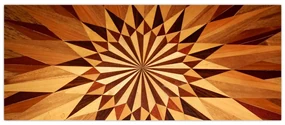Obraz - Drevená koláž (120x50 cm)