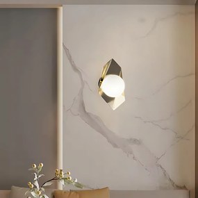 Toolight Toolight, nástenné svietidlo 1xG9 APP1411-W, čierna-zlatá, OSW-08087