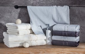 BAVLNENÝ UTERÁK KARIN 70X140 CM BIELA