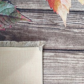 Krásny jesenný koberec lístie na podlahe