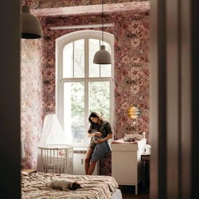 Tapeta kytice kvetov 280x100 cm