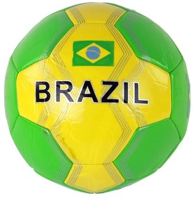 Lean Toys Futbalová lopta 24cm - Vlajka Brazílie