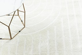 Dywany Łuszczów, Kusový koberec Mode 8494 geometric cream, 240x330, biela, chodba / predsieň