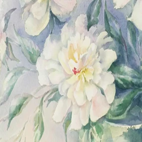 Gario Paraván Jemné pastelové kvety Rozmery: 180 x 170 cm, Prevedenie: Klasický paraván