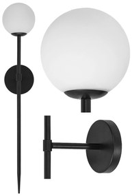 Toolight - Moderné nástenné svietidlo 90cm APP581-1W 1xE27 60W, čierna, OSW-08761