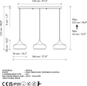 Závesná lampa, Yildo - L-253 - 1