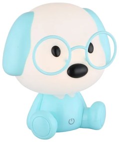 Globo 21761B - LED stmievateľná detská lampička PUPPY 1W/5V 500mAh modrá