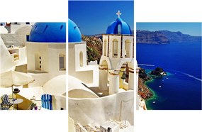 Obraz - Santorini, Grécko (90x60 cm)