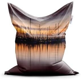 Sablio Sedací vak Večerný prístav - 150x100 cm