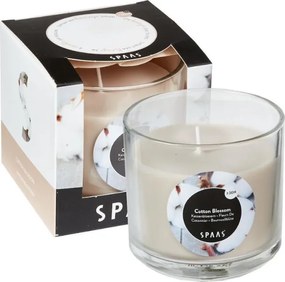 Vonná sviečka v skle COTTON BLOSSOM 8,5 cm krémová