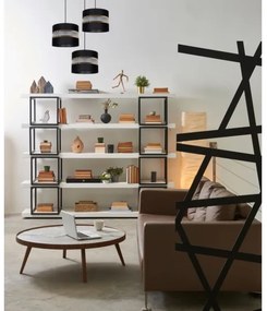 Luster na lanku CORAL 3xE27/60W/230V čierna