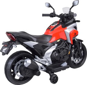JOKOMISIADA Elektrická motorka na batériu pre deti HONDA NC750X so zvukmi červená PA0314