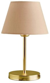 Stolní lampa Shade II béžová/zlatá