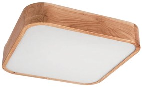 Stropné svietidlo OAK SQUARE 4xE27/15W/230V 45x45 cm dub