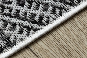 Koberec SISAL SION cikcak, diamanty BOHO 22168 čierny / ecru