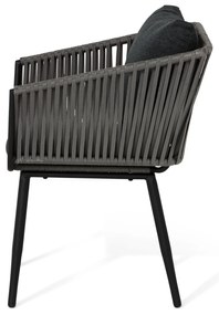 Jedálenské kreslo s textilným výpletom