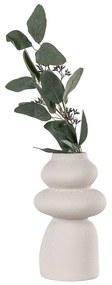 Krémová váza z kameniny (výška 26,5 cm) – House Nordic
