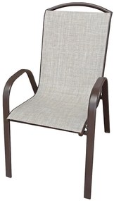 Záhradná stolička Berg 4 béžová