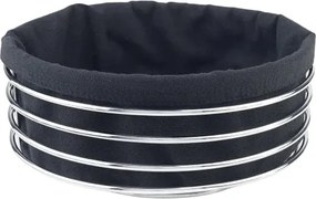 Kôš na pečivo LifeStyle, guľatý čierny%