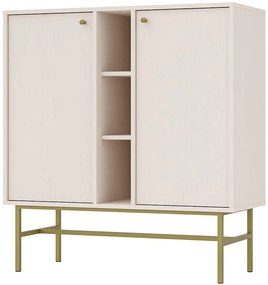 Komoda Tokyo 3 2D pieskovo béžová 822