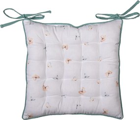 Bavlnený podsedák s výplňou Flowerbomb - 40*40*4 cm