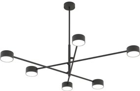 Luster na tyči NATSU 6xGX53/12W/230V čierna
