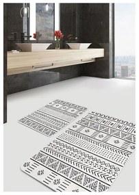 Čiernobiele kúpeľňové predložky v súprave 2 ks 60x100 cm – Mila Home