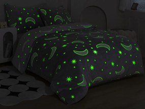 XPOSE® Mikroplyšové obliečky NOČNÁ OBLOHA Exclusive (svietiaci efekt)