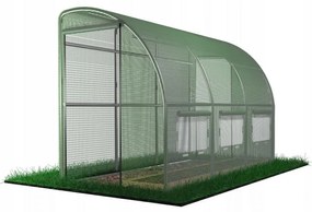 Záhradný fóliovník ku stene 3x1.5m, zelený | 6m2