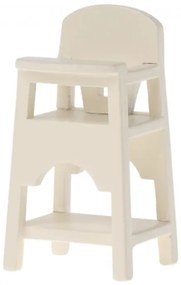 Maileg Vysoká stolička, Mouse: Biela