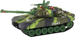 LEAN Toys Diaľkovo ovládaný vojnový tank RC infračervený bojový tank Set