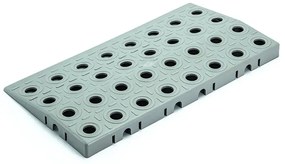 Rovný nájazd GripTil, 4 ks, sivý