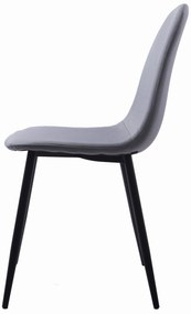 Dekorstudio Jedálenská stolička DART - svetlo sivá