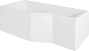 Besco Akrylátová atypická vaňa INTEGRA 150x75 (170x75) BESCO-Rozmery: 150x75, BESCO-Farba: Biela, BESCO-Orientácia: Ľavá